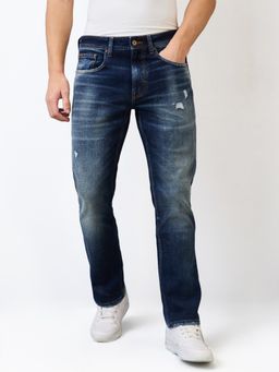 Spykar - Men Blue Comfort Fit Mid Rise Cotton Casual Jeans