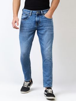 Spykar - Men Slim Fit Mid Rise Cotton Casual Jeans
