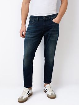 Spykar - Men Blue Slim Fit Mid Rise Cotton Casual Jeans