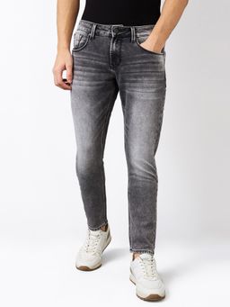 Spykar - Men Grey Slim Fit Mid Rise Cotton Casual Jeans