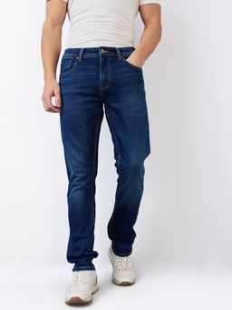 Spykar - Men Blue Comfort Fit Mid Rise Cotton Casual Jeans