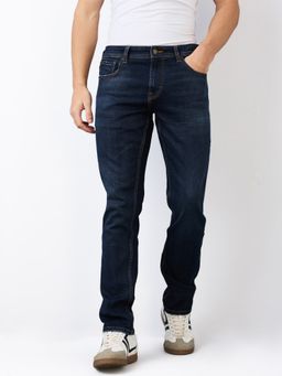 Spykar - Men Blue Comfort Fit Mid Rise Cotton Casual Jeans