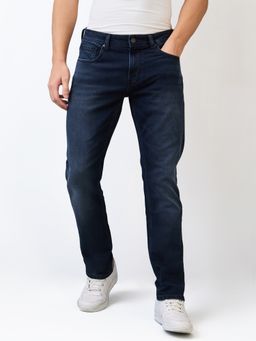 Spykar - Men Blue Comfort Fit Mid Rise Cotton Casual Jeans
