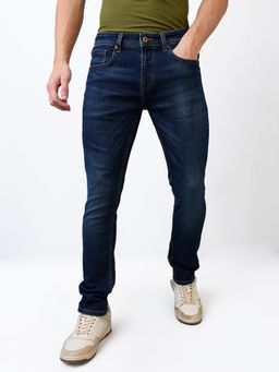 Spykar - Men Blue Slim Fit Low Rise Cotton Casual Jeans
