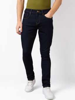 Spykar - Men Blue Slim Fit Low Rise Cotton Casual Jeans