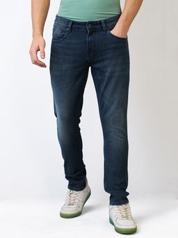 Spykar - Men Blue Slim Fit Low Rise Cotton Casual Jeans