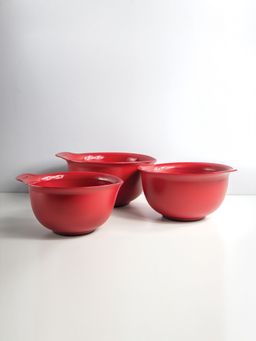 KitchenAid - Mixing Bowls For thinKitchen - Empire Red, 3-Pc Set