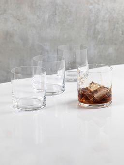 Mikasa - Julie Luxury Crystal Old Fashioned Cocktail Glasses For thinKitchen 425 ml 4-Pc