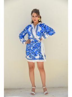 Branche - Petal Bloom Luxe Shirt Mini Dress