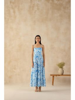 Sil-Sila - Santorini Maxi Dress - Blue