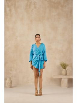 Sil-Sila - Havar Mini Dress - Blue - Blue