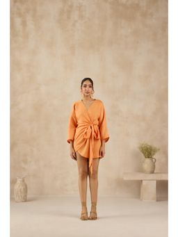 Sil-Sila - Havar Mini Dress - Orange