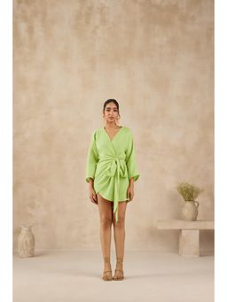 Sil-Sila - Havar Mini Dress - Green