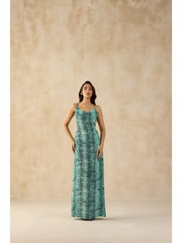 Sil-Sila - Mauritius Maxi Dress - Blue