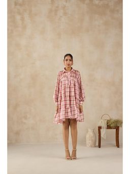 Sil-Sila - Vietnam Mini Dress - Pink