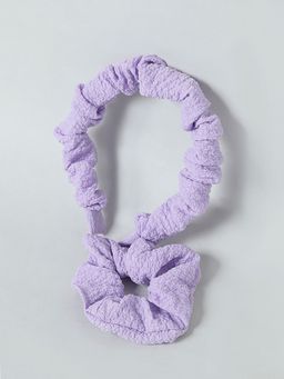 KIDS ONLY - Girls Solid-Plain Purple Hairband