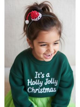 Choko - Sparkling Christmas Santa Hat Beaded Hairband