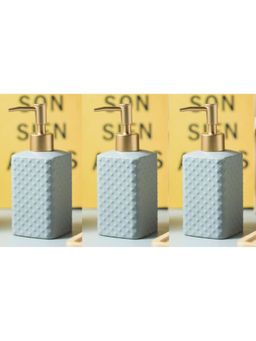 UMAI - Set Of 3 350ml Soap Dispenser Bottle Grey