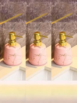 UMAI - Set Of 3 260ml Soap Dispenser Bottle Pink