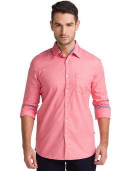 Parx - Medium Pink Casual Shirt