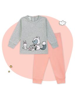Fancy Fluff - Tea Time T-Shirt with Pyjama (Set of 2)