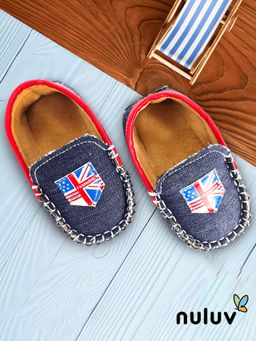 Nuluv - Boys Navy Blue Loafers