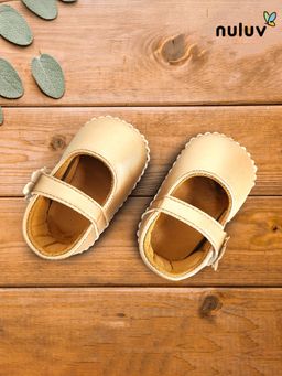 Nuluv - Girls Gold Ballerinas