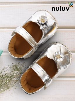 Nuluv - Girls Silver Ballerinas