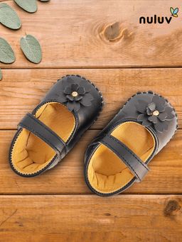 Nuluv - Girls Black Ballerinas