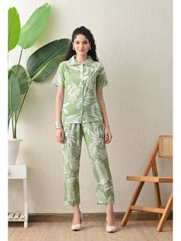 Glito - Women Floral Printed Pure Cotton Co-Ord Set