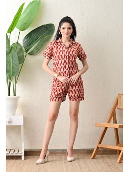 Glito - Women Floral Printed Pure Cotton Co-Ord Set