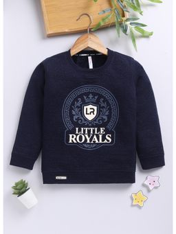 Toonyport - Boys Cotton Printed Sweatshirt - Navy Blue