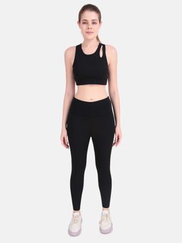 Wear Jukebox - Edge Move Bra and Tight Women Black