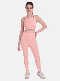 Wear Jukebox - Edge Move Bra and Tight Women Peach