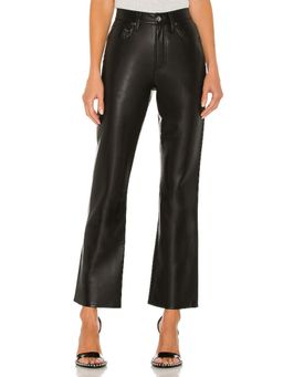 AGOLDE - Recycled Leather Relaxed Boot Pant