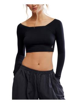 Free People Movement - High Plank Ots Layer Crop T-Shirt