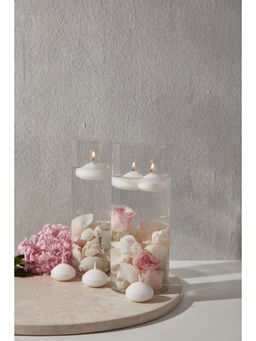 Twig & Twine - Glim Floating Candles White Unscented - Pack Of 12