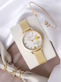 Joker and Witch - Joker & Witch Andres Love Triangle Watch with Bracelet & Rings -JWLT834 (M)