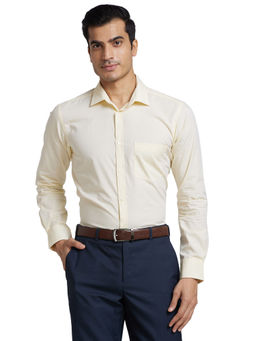 Park Avenue - Yellow Slim Fit Shirt