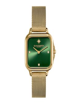 Olivia Burton - Women Grosvenor Green Square Dial Analog Watch - 24000087