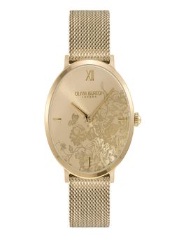 Olivia Burton - Women Floral Blooms Gold Round Dial Analog Watch - 24000114