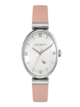 Olivia Burton - Women Minima Bee Silver Round Dial Analog Watch - 24000119