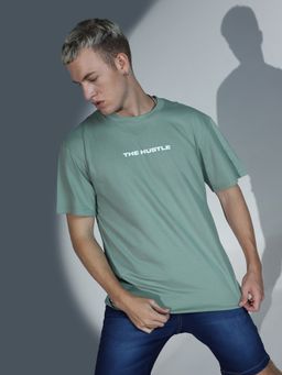 Hubberholme - Typography Printed Cotton T-Shirt