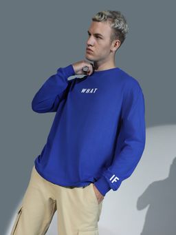 Hubberholme - Typography Printed Cotton Relaxed Fit T-shirt