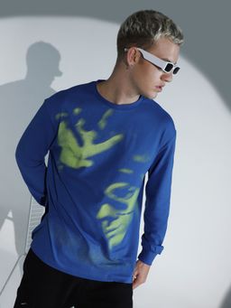 Hubberholme - Abstract Printed Cotton Relaxed Fit T-shirt