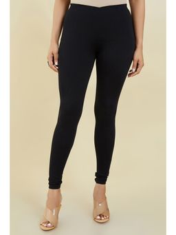 Soch - Women Black Cotton Solid Chudi