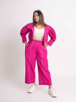 MEESA - Pink Chander Jacket with Pant