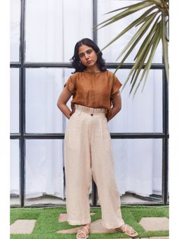 Five Thirty Somewhere - Brown Carnaby Street Crop Top