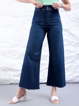 Freehand - Women Bootcut Solid High Rise Blue Jeans