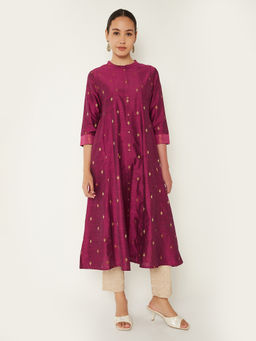 max - Pink Polyester Woven Kurta